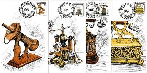SET of 4, 1982 BOPHUTHATSWANA, PHONES MAXI CARDS - SCARCE.