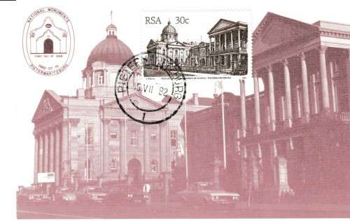 RSA 1982 4TH DEFINITIVE BUILDINGS 30c MAXI CARD