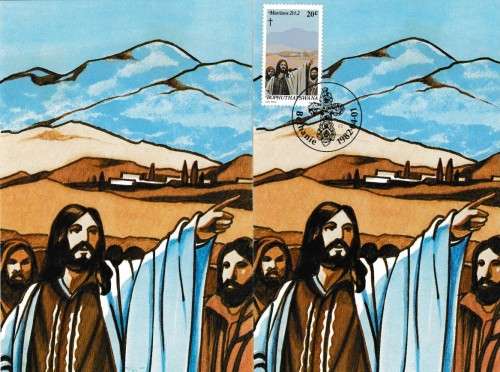 BOPHUTHATSWANA EASTER MAXI CARDS, 1 SERVICED & 1 UNSERVICED -  SCARCE.