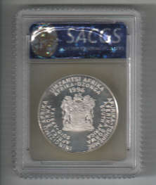 1996 RSA SILVER R2 GRADED PF-67 ULTRA CAMEO- AFRICA CUP OF NATIONS