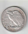 1947 USA SILVER HALF DOLLAR, WALKING LIBERTY. 90% SILVER. A NICE COIN. ENCAPSULATED