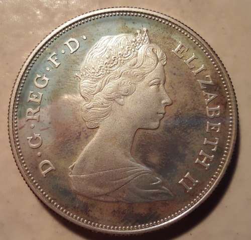 1981 SILVER COMMERATIVE MEDALLION. CHARLES & DIANA`s WEDDING. WEIGHT 28,3 GRAMS. SOME TONING.