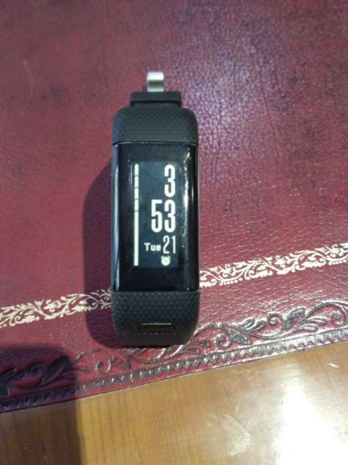 Garmin Vivosmart HR + GPS Fitness watch, Black, Regular size, Perfect Condition!