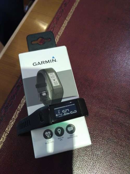 Garmin Vivosmart HR + GPS Fitness watch, Black, Regular size, Perfect Condition!