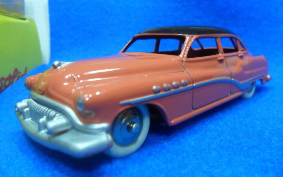 ATLAS DINKY NO 24V  BUICK  ROADMASTER " ORANGE & BLACK VERSION "   NEW BOXED .