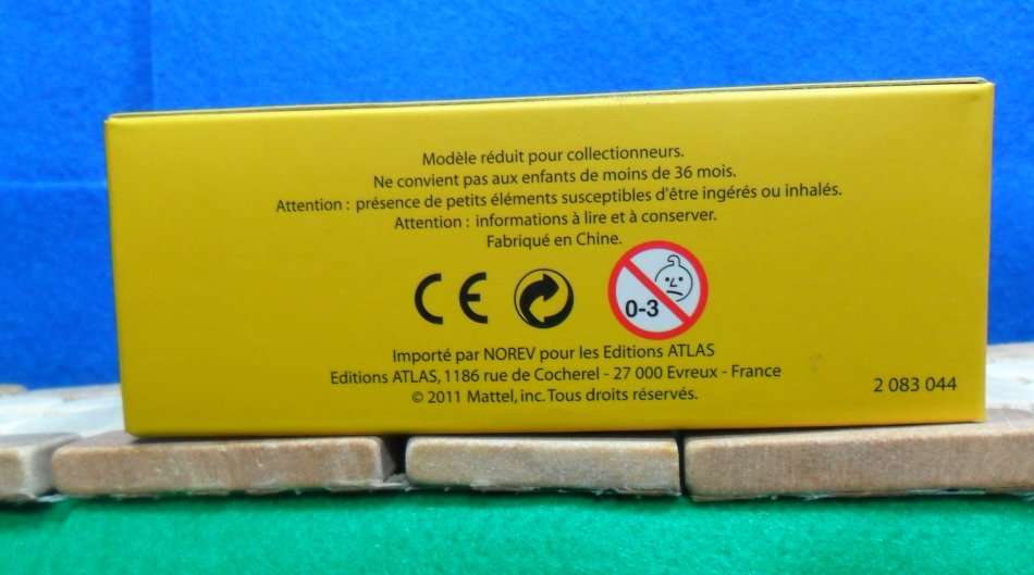 RARE STUNNING ATLAS DINKY NO 177  OPEL KAPITAN  [ BLUE  VERSION ] ABSOLUTELY MINT BOXED .