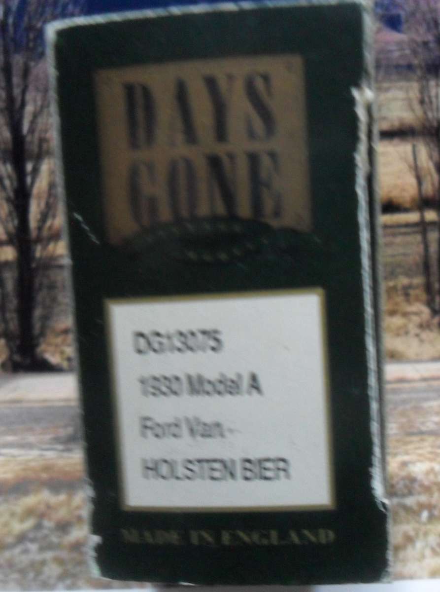 VERY RARE , STUNNING  LLEDO  DG 13075 - 1930 MODEL A FORD VAN  " HOLSTEN BIER  " MINT - BOXED