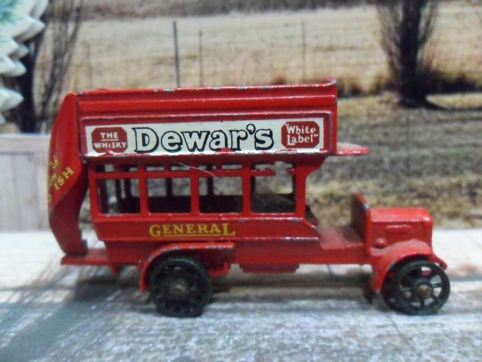 RARE 1956 LESNEY / MATCHBOX  NO Y2A  1910-1920 B TYPE BUS - ORIGINAL- MISSING DRIVER - NO BOX