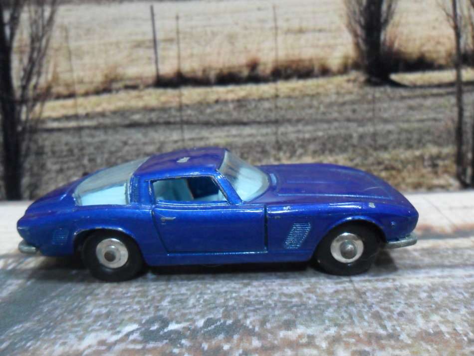 RARE STUNNING 1968 LESNEY / MATCHBOX  NO 14 D - ISO GRIFO - CHROME  HUBS - GOOD ORIGINAL CONDITION