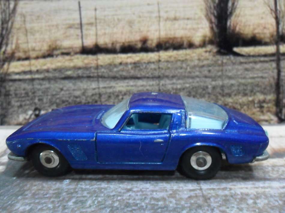 RARE STUNNING 1968 LESNEY / MATCHBOX  NO 14 D - ISO GRIFO - CHROME  HUBS - GOOD ORIGINAL CONDITION