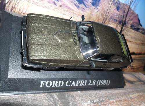 VERY RARE , ABSOLUTELY STUNNING  IXO / ALTAYA  1981  FORD CAPRI 2.8   -  MINT IN DISPLAY CASE