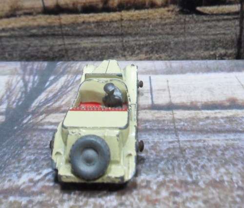 EXTREMELY RARE , 1956 LESNEY / MATCHBOX NO 19A - 1950'S  MG MIDGET SPORTS -  FAIRLY GOOD ORIG COND