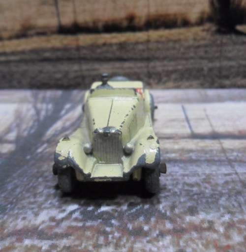 EXTREMELY RARE , 1956 LESNEY / MATCHBOX NO 19A - 1950'S  MG MIDGET SPORTS -  FAIRLY GOOD ORIG COND