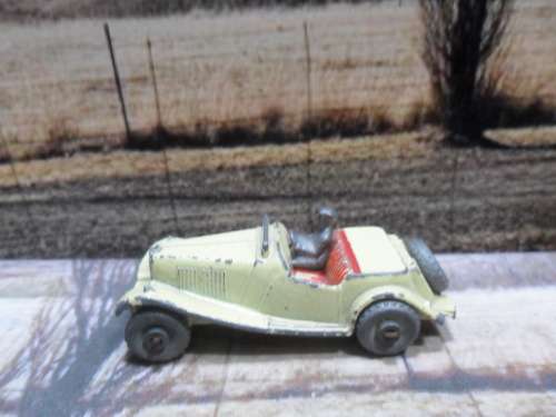 EXTREMELY RARE , 1956 LESNEY / MATCHBOX NO 19A - 1950'S  MG MIDGET SPORTS -  FAIRLY GOOD ORIG COND