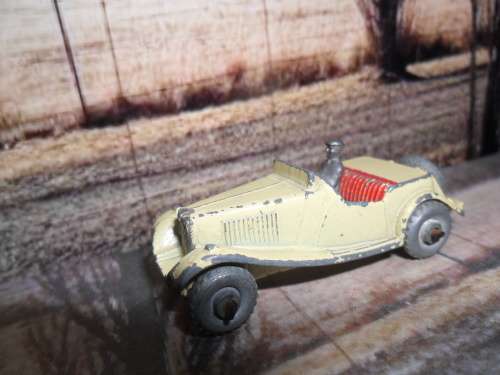 EXTREMELY RARE , 1956 LESNEY / MATCHBOX NO 19A - 1950'S  MG MIDGET SPORTS -  FAIRLY GOOD ORIG COND