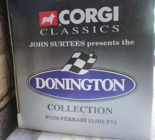 LTD EDITION  1995 CORGI 97376 FERRARI 312B2 F12 ` 1971 SA GRAND PRIX - CLAY REGAZZONI ` MINT - BOXED