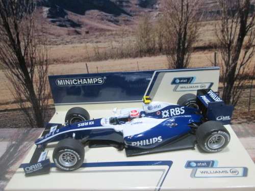 LTD EDIT MINICHAMPS 400 090087 - WILLIAMS-TOYOTA SHOWCAR  2009 ` K. NAKAJIMA `  MINT IN DISPLAY CASE