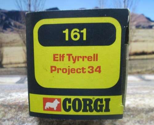 RARE 1976 CORGI NO 161  ELF TYRRELL PROJECT 34  ` 1976 SWEDISH GP - JODY  SCHECKTER  -  MINT - BOXED