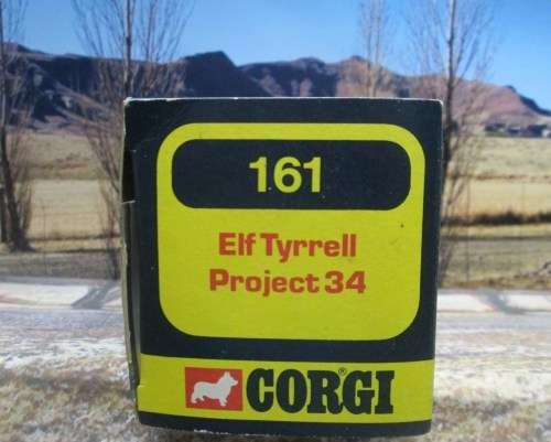 RARE 1976 CORGI NO 161  ELF TYRRELL PROJECT 34  ` 1976 SWEDISH GP - JODY  SCHECKTER  -  MINT - BOXED