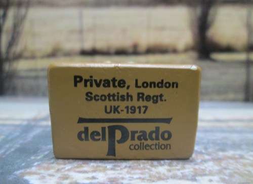 DELPRADO MEN AT WAR  # 53  PRIVATE - LONDON SCOTTISH REGT -  UK  - 1917 - GOOD COND- SUPPLIED LOOSE