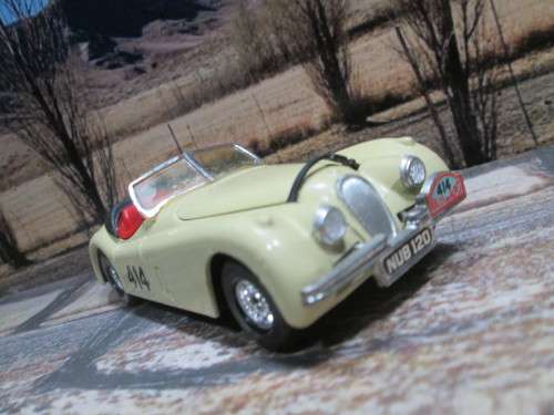 1983  CORGI NO 804  1952 JAGUAR XK 120 ` RALLY DES ALPES `  -  GOOD ORIG  COND WITH FAIRLY GOOD  BOX