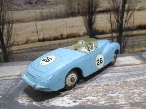 VERY  RARE  1955 - 1959  DINKY NO 107   SUNBEAM ALPINE  ` RACING `  - ORIGINAL   COND  - NO  BOX