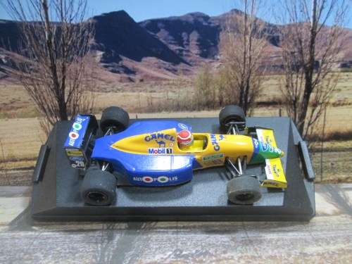 STUNNING ONYX NO 080C  -  BENETTON  B190 ` NELSON PIQUET   ` -  MINT -  BOXED WITH DISPLAY CASE