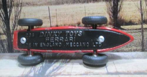 UNIQUE CUSTOMIZED  DINKY  NO 234 /  23J . FERRARI  500  -  MINT - REPO  BOX