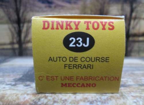 UNIQUE CUSTOMIZED  DINKY  NO 234 /  23J . FERRARI  500  -  MINT - REPO  BOX