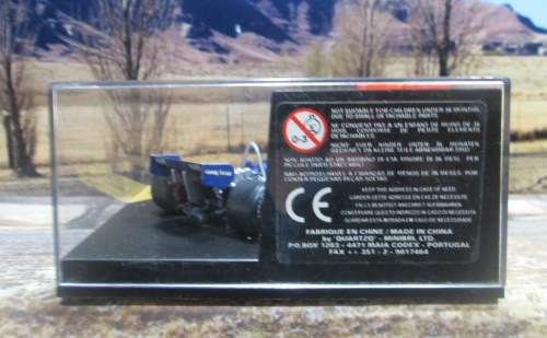 QUARTZO  NO 4030  -  TYRRELL P34  ` JODY SCHECKTER ` BRITISH  G.P. 1976  MINT IN DISPLAY CASE