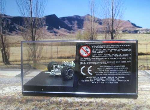 QUARTZO NO 4003 -  1968 LOTUS 49  ` JIM CLARK  ` WINNER 1968 SOUTH AFRICA G.P.  MINT IN DISPLAY CASE