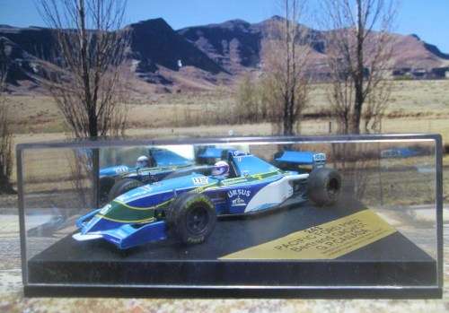 STUNNING ONYX  243 -  PACIFIC FORD PR02  `BERTRAND GACHOT `` 1995 CANADA G.P. - MINT IN DISPLAY CASE
