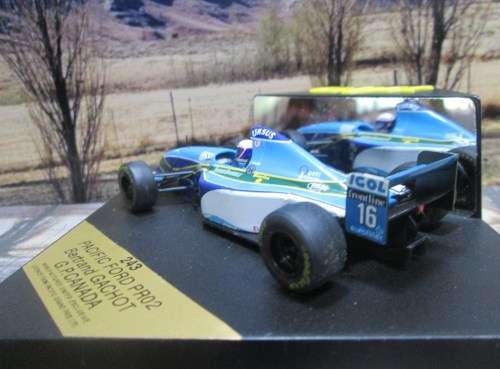 STUNNING ONYX  243 -  PACIFIC FORD PR02  `BERTRAND GACHOT `` 1995 CANADA G.P. - MINT IN DISPLAY CASE