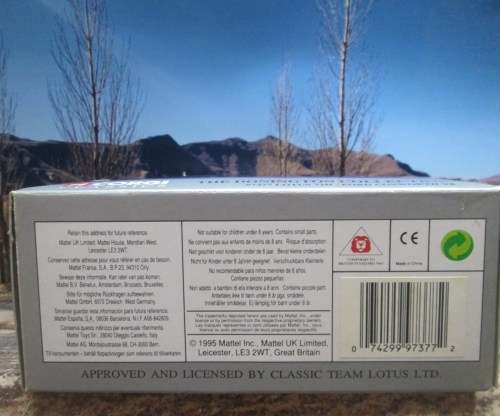 LTD EDIT 1995 CORGI NO 97377 , 1972 LOTUS 72D - FORD COSWORTH V8  ` E . FITTIPALDI `  MINT - BOXED