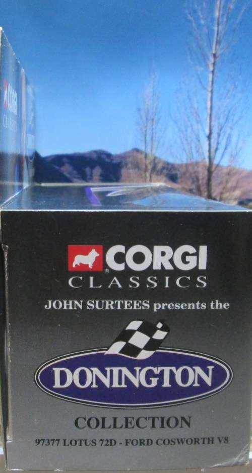 LTD EDIT 1995 CORGI NO 97377 , 1972 LOTUS 72D - FORD COSWORTH V8  ` E . FITTIPALDI `  MINT - BOXED