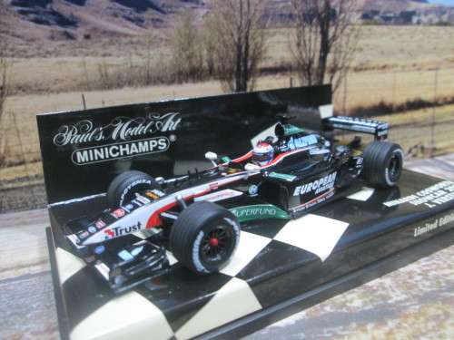 LTD EDIT MINICHAMPS 400 030089 - MINARDI COSWORTH SHOWCAR 2003 `J. VERSTAPPEN ` MINT IN DISPLAY CASE