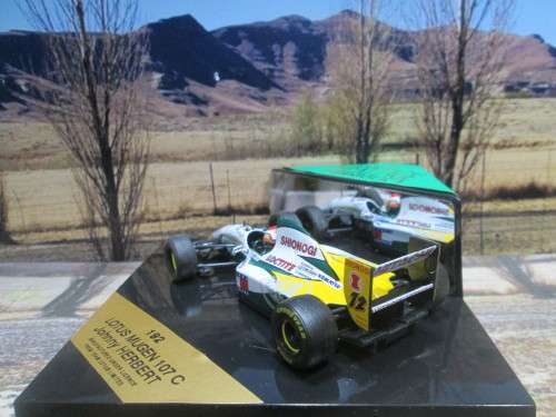 STUNNING HERITAGE / ONYX  192  -  1994  LOTUS  MUGEN  107C  ` J. HERBERT `  MINT IN DISPLAY CASE