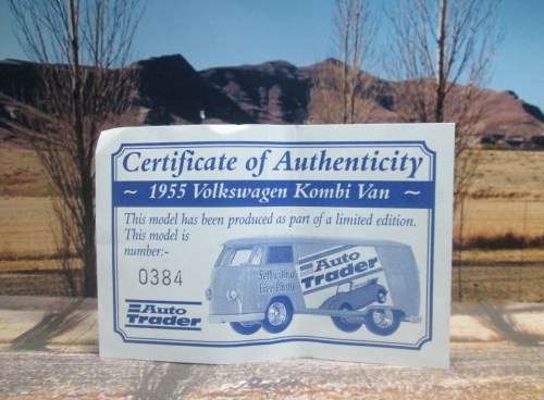 EXTREMELY RARE LLEDO NO LP73022 - 1955  VOLKSWAGEN (VW) KOMBI  ` AUTO TRADER  ` -  MINT -  BOXED