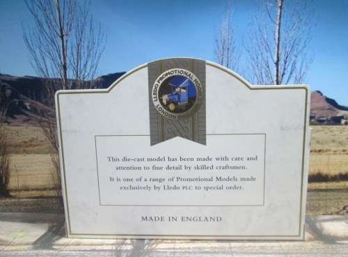 EXTREMELY RARE LLEDO NO LP73022 - 1955  VOLKSWAGEN (VW) KOMBI  ` AUTO TRADER  ` -  MINT -  BOXED