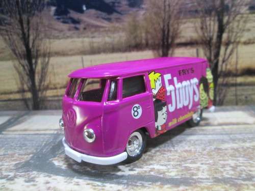 EXTREMELY RARE LLEDO NO DG073021 - 1955  VOLKSWAGEN (VW) KOMBI  ` FRY`S 5 BOYS  ` -  MINT -  BOXED