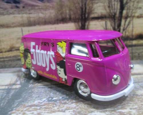 EXTREMELY RARE LLEDO NO DG073021 - 1955  VOLKSWAGEN (VW) KOMBI  ` FRY`S 5 BOYS  ` -  MINT -  BOXED