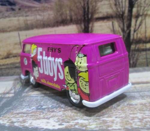EXTREMELY RARE LLEDO NO DG073021 - 1955  VOLKSWAGEN (VW) KOMBI  ` FRY`S 5 BOYS  ` -  MINT -  BOXED