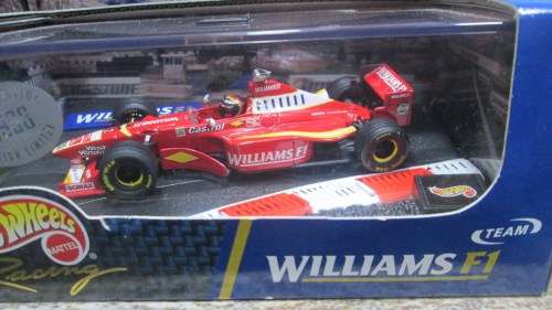 LTD EDIT HOT WHEELS NO 22806  1998 WILLIAMS FW20  ` H . FRENTZEN  ` MINT -  BOXED WITH  DISPLAY CASE
