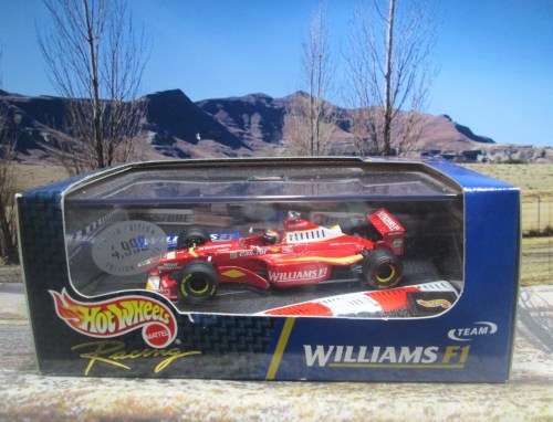 LTD EDIT HOT WHEELS NO 22806  1998 WILLIAMS FW20  ` H . FRENTZEN  ` MINT -  BOXED WITH  DISPLAY CASE