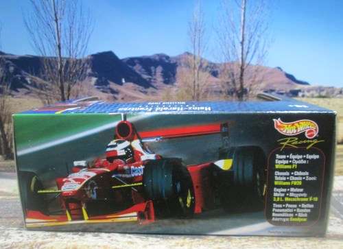 LTD EDIT HOT WHEELS NO 22806  1998 WILLIAMS FW20  ` H . FRENTZEN  ` MINT -  BOXED WITH  DISPLAY CASE