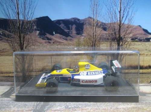 STUNNING ONYX  085  -  1990  WILLIAMS RENAULT FW13B   ` T.  BOUTSEN ``  MINT IN DISPLAY CASE AND BOX