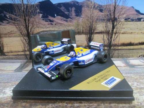 VERY RARE STUNNING ONYX  -  1991  WILLIAMS RENAULT FW14  ` N MANSELL ``  MINT IN DISPLAY CASE