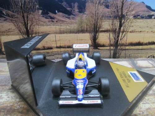 VERY RARE STUNNING ONYX  -  1991  WILLIAMS RENAULT FW14  ` N MANSELL ``  MINT IN DISPLAY CASE
