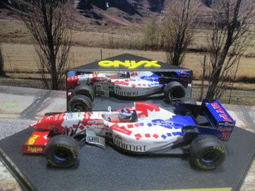 RARE , STUNNING ONYX  241 -  1995 FOOTWORK  ARROWS HART FA16  ` TAKI INOUE ` - MINT IN DISPLAY CASE