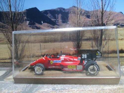 VERY RARE ,  STUNNING  BRUMM NO R143 1984  FERRARI 126 C4  F1  ` NO 28 RENE  ARNOUX  `  MINT - BOXED